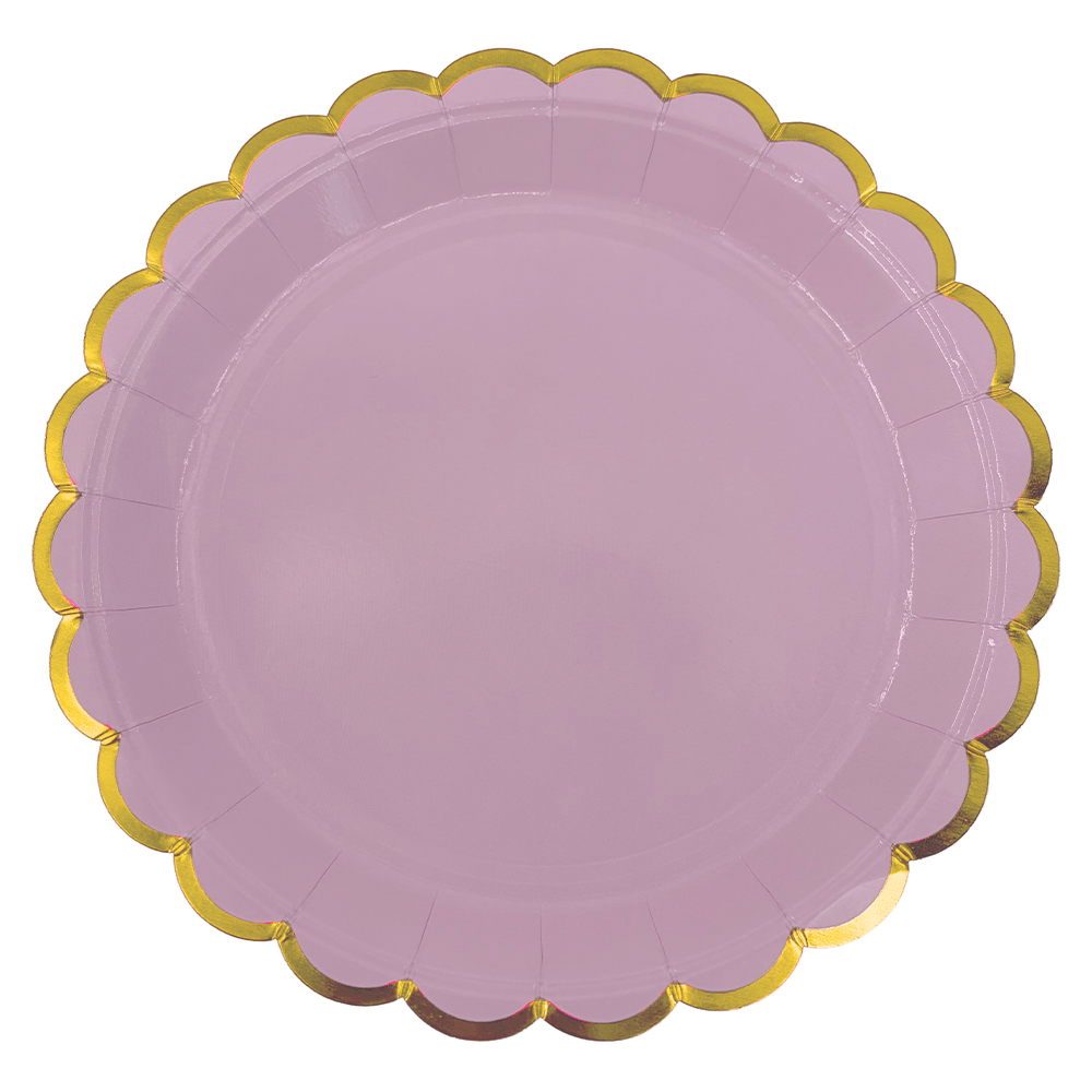 Big Party Plato Rosado Pastel 17 Cm 6 Unidades Big Party